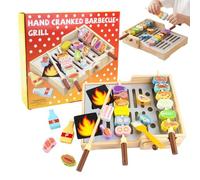 Set da Barbecue per Bambini Divertente Interattivo Realistico In Legno
