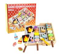 Set da Barbecue per Bambini Set Da In Legno Realistico Interattivo E