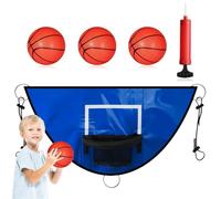 Set da basket per gioco in camera | Giocattolo sportivo regolabile, cerchio da allenamento per giovani, attrezzatura da gioco, da giardino all'aperto, design sicuro, Mini-STA