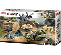 Set Da Battaglia Sluban Army WWII M38-B0812 Panzer 552 Pezzi NUOVO OVP