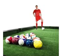 Set da biliardo in pelle per calcio, biliardo, gonfiabili, in poliuretano, con pompa, per attività ricreative sportive per adulti