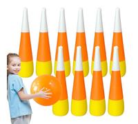 Set da bowling gonfiabile - giochi da bowling al coperto - palla da bowling gonfiabile con bowling bowling, giochi per feste di compleanno per prato interno, giochi per