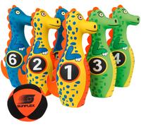 Set da bowling sunflex sport dino 7 pezzi con sacca di custodia