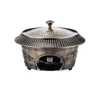 Set da buffet con scaldavivande in acciaio inossidabile, set da scaldavivande rotondo in acciaio inossidabile, server da buffet for banchetti, cene, matrimoni e feste(Bronze)