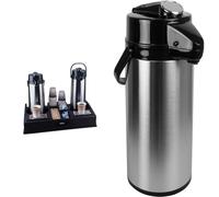 Set da caffè LEO 2+ 2 caraffe in acciaio inossidabile (interno in vetro)