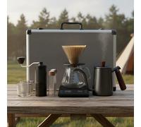Set da Caffè Pour-Over Portatile Kit da Caffè Manuale per Casa, Principianti