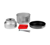 Set da Campeggio 628T+F27 con Casseruola, Padella e Bollitore per Cucina all'Aperto