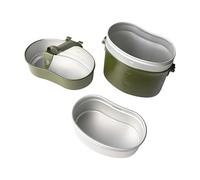 Set da campeggio in alluminio a 3 strati, a prova di perdite, per gite in famiglia e spedizioni, set di pasticci da campeggio