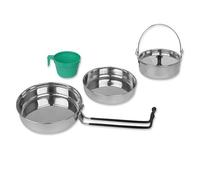 Set da campeggio Mil-Tec Stainless Steel 5 pezzi