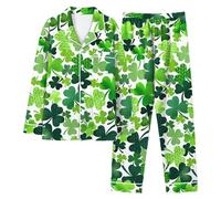 Set da casa da donna pigiama britannico per le donne UK comodo pigiama con bottoni set pigiama soffice da sposa pigiama da indossare pigiama taglie forti pigiama da donna abbigliamento da notte da