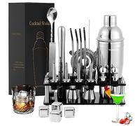 Set da cocktail da 750 ml, set da 24 pezzi, accessori per bar, mixer coctail barkeepers Friends Jigger, Boston Shaker Bartender Set decorazione per uomini e donne (tipo 4)