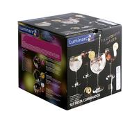 Luminarc - Fiesta Combinados, Set per cocktail da 6 pz., incl. 4 bicchieri, misurino e cucchiaino