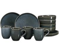 Set da colazione Eda ardesia, 12 pezzi