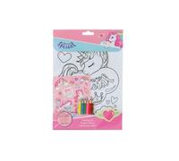 Set da colorare e adesivi Unicorno