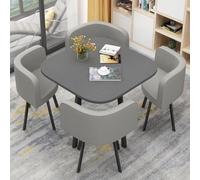 Set da conferenza moderno grigio - Slish Square/Round Office & Home Meeting Tables for Living Room & Kitchen - Versatile Professal Fur Solut
