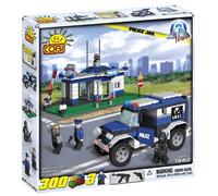 Set da costruzione della prigione della polizia Cobi da 300 pezzi di Action Town