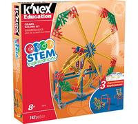 Set Da Costruzione Igranaggi Esplorazione STEM, K’NEX Education, Basic Fun, 79318, kit apprendimento con 3 progetti funzionanti, giocattoli per costruzioni per bambini e bambine dagli 8 anni in su
