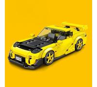 Set da Costruzione Menbis Mini Auto Sportiva MOC, oltre 300 pezzi Kit Modello Fai-da-te per Adolescenti & Adulti, Blocchi da Collezione Compatibili con Grandi Marche (RX-7)