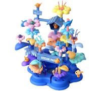 Set da costruzione per giardino fiorito - Kit per bambini da 61 pezzi, giocattolo per attività STEM| da costruzione colorati e per ragazze, gioco educativo per l'interazione familiare, svilupp