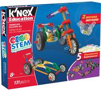 Set Da Costruzione Veicoli Esplorazioni STEM, K'NEX Education, Basic Fun, 79320, kit apprendimento STEM di 131 pezzi, giocattoli per costruzioni per bambini e bambine dagli 8 anni in su