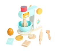 Set da Cucina Giocattolo in Legno per Simulare di Cucinare, con Accessori da Cucina in Miniatura. Gioco di Ruolo Educativo Adatto a Bambini E Bambine, Miscelatore