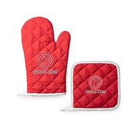 Set da Cucina Guanto da Forno e Presina Colorati Festa della Mamma Dei Nonni Personalizzato Idea Regalo Speciale Compleanno Natale per Mamma Nonna Nonno Cuoco Chef Famiglia Amore Nonnochef Master