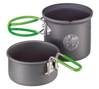 Set da cucina Optimus Terra Solo - Pentole da campeggio ultraleggere da 0,6 L con scambiatore di calore e rivestimento antiaderente | Per 1 persona | 275 g | Alluminio | Compatto e robusto