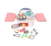 Set da cucina per bambini Forno per forno a cestello per stufa Wok Wok Electric Horne Play Giocattoli