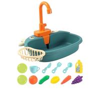 Set da cucina per bambini, giocattoli per lavastoviglie - Rubinetto da cucina giocattolo per bambini | Giocattoli per bambini con acqua corrente, automatico del ciclo 'acqua, giocattoli