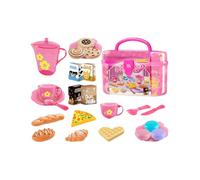 Set da cucina - Set da gioco per bambini, Giochi di ruolo con il cibo Cucinare Giochi di finzione gioco cibo portatile con custodia per asilo a casa Apprendimento precoce Attività educ
