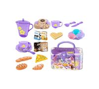 Set da cucina - Set da gioco per bambini, Giochi di ruolo con il cibo Cucinare Giochi di finzione gioco cibo portatile con custodia per asilo a casa Apprendimento precoce Attività educ