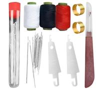 Set da cucito a mano - Quilting Set da cucito 37 pezzi Multifunzionale | Set di da cucito | Attrezzatura a mano per dormitorio casa viaggio college hobby Schneider