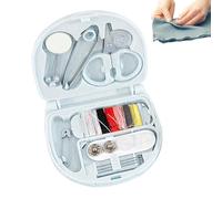 Set da Cucito da Viaggio - Aghi Infilati per Riparazioni d'Emergenza | Astuccio Portatile | Strumento tipo Bottoni per Vestiti e Casa o Hotel e Fai da Te