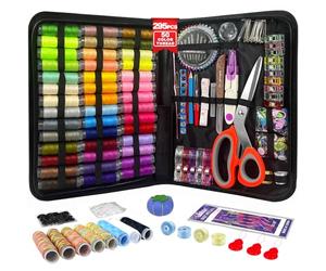 Set da cucito per adulti, 50 colori, cucito professionale, include filo, forbici ergonomiche, aghi e molto altro ancora, mini set da cucito per principianti, viaggi, casa, scuola, fai da te