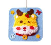 Set da cucito per bambini - kit per cucire animali | Easy DIY Christmas Theme Crafts | kit di carta per bambini fai da te | per compleanno ragazze bambini principianti 4 ai 12 anni