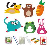 Set da Cucito per Bambini - Progetto Educativo di Peluche e Artigianato Creativo per Principianti