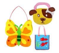 Set da cucito per principianti, set di borse da cucito per bambini - Cuci la tua borsa, borsa, borsa fai da te | Divertente set di borse da cucito, borse, apprendimento, borsa da tasca per ragazze,