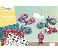 Avenue Mandarine KC041C Cofanetto creativo Decopatch Il gioco della pesca