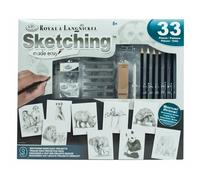 Imparare A Disegna Selvatico Animali Artista Matite Completo Kit AME-110