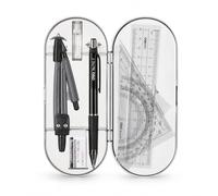 Set da Disegno Tecnico 8 Pezzi | Custodia di stoccaggio, Set Geometria Scolastica, Durante esercizi tecnici, Per Utenti Scolastici