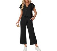 Set da due pezzi da donna per vacanze primaverili, spiaggia, viaggi, aeroporto, casual, crociera, moda