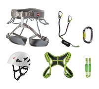 Set da ferrata Ocún Via Ferrata Twist + Chest Shard Set Taglia: M-XL / Colore: grigio