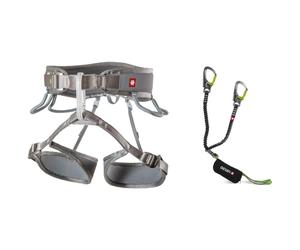 Set da ferrata Ocún Via Ferrata Twist set Taglia: XS-M / Colore: grigio