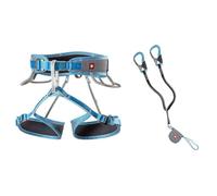 Set da ferrata Ocún Via Ferrata Twist Tech Eco Captur Lite Swivel Set Taglia: XS-M / Colore: grigio/blu