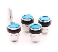 Set da Flat aluminum Valvole Cerchi JR v1 - BLUE