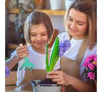 Set Da Giardinaggio Per Bambini - Manico In Legno Con Rastrello Giocattoli Da Spiaggia,Set di Attrezzi da Giardino con Pala e Forca | Per Piantare Scavare E Arieggiare Il Terreno All Aperto In