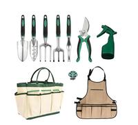 Set da Giardinaggio per Donna - Con Pale e Grembiule con Tasca,Attrezzi da Giardino Resistenti | Per Principianti Mamma Papà Uomo Donna Famiglia Cortile Prato