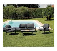Set da Giardino Almeria In Alluminio - Antracite Greenwood