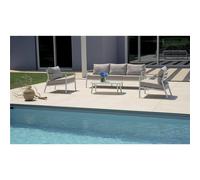 Set da Giardino Cadice In Alluminio - Bianco Greenwood