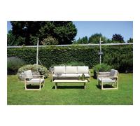 Set da Giardino Dresda In Acacia - Finitura Color Teak Greenwood
